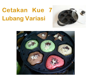 cetakan kue 7 lubang variasi tokomesin malang