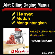mesin giling daging manual 2 tokomesin malang