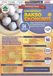 Brosur Training Class tokomesin malang