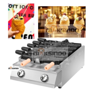 Mesin Kue Ikan Taiyaki 5 Pcs - Open Mouth Fish 1 tokomesin malang