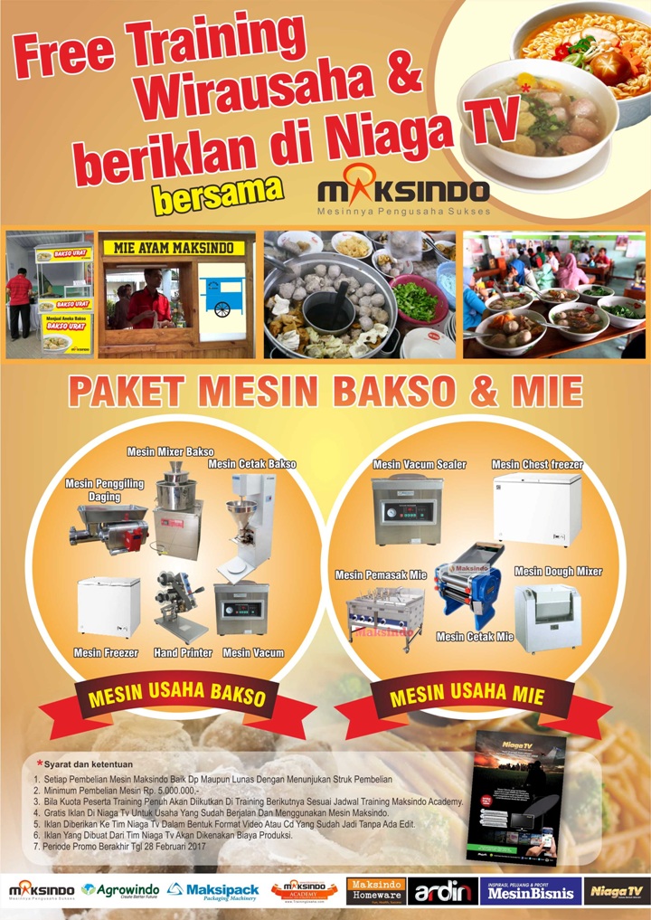 Free Training Wirausaha dan Beriklan di Niaga TV