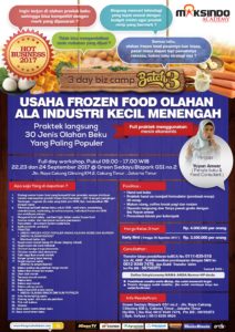 3 day biz camp camp 22,23,24 September 2017