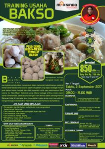 TRAINING BAKSO 2 SEPTEMBER