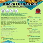 Training Usaha Aneka Olahan Mie, 23 Desember 2017