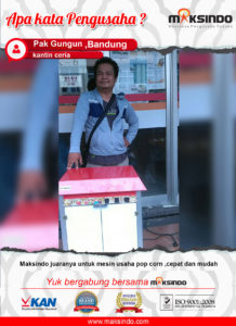Kantin Ceria : Juaranya Mesin Popcorn Ya Maksindo