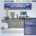 Jual Mesin Cup Sealer Otomatis 2 line dan 4 line di Malang