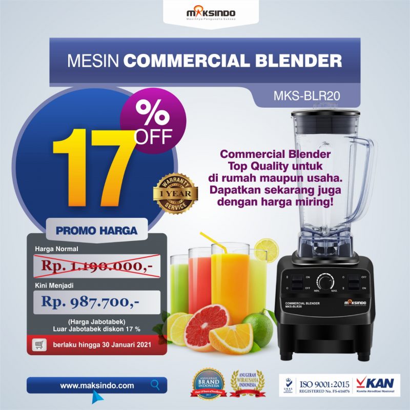 Jual Commercial Blender MKS-BLR20 di Malang