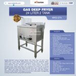 Jual Gas Deep Fryer 24 Liter 2 Tank (G74) di Malang