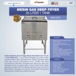 Jual Gas Deep Fryer 25 Liter 1 Tank (G75) di Malang
